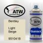 Preview: Bentley, Light Beige, 9510418: 400ml Sprühdose, von ATW Autoteile West.